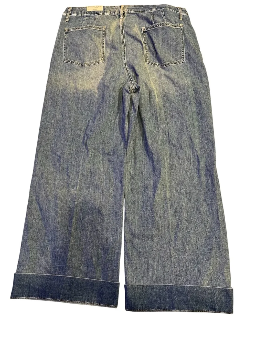 Chicos trouser jeans wide leg high rise size 20 - Picture 3 of 11
